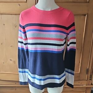 Talbots Striped Crewneck Sweater Size S P